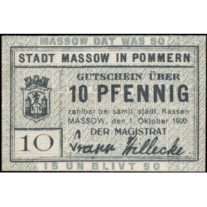 Poland. 1920 Maszewo 10 Fenigow