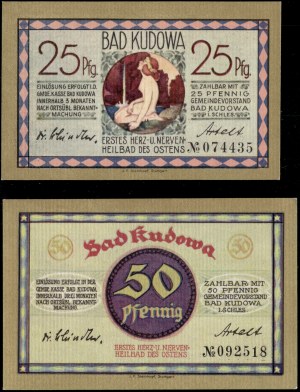 Poland. Kudowa Zdrój 25 50 Fenigow 1921