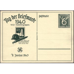 Germany. 1940 Postcard Day of Stamps Tag der Briefmarke
