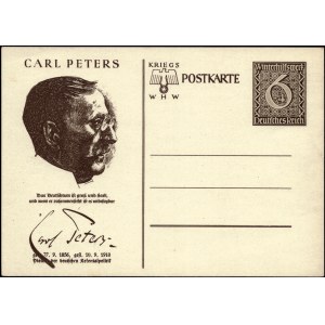 Germania. 1942 Cartolina postale Winterhilfswerk Carl Peters