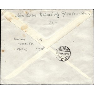 Germany. 1944 Cover Cottbus