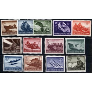 Germany. Stamps 13 Pieces of Third Reich Greater Empire Stamps