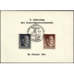 Poland. 1941 Kraków Krakau 2 Stamps Third Riech 26.10 1941