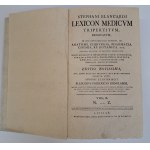 BLANCARDI Stephani - Lexicon medicum tripertitum renovatum 1777 [LEKSYKON MEDYCZNY]