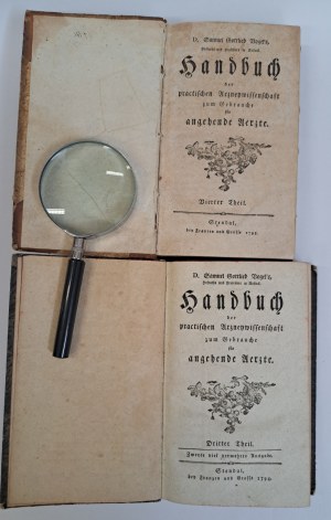 VOGEL S.G.. - Handbuch der practischen Arzneywissenschaft zum Gebrauche für angehende Ärzte III, IV theil 1794 [PRACTICAL MEDICINE].