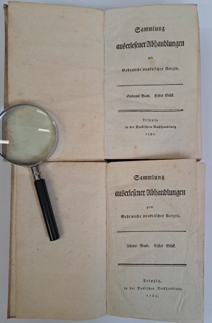 Sammlung auserlesener Abhandlungen zum Gebrauche praktischer Aerzte 1781-1785 [MEDICINE].
