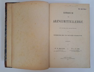 BERNATZIK, VOGL - Lehrbuch der Arzneimittellehre 1886 [PHARMACY].