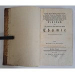 VON JACQUIN J.F. - Lehrbuch der allgemeinen und medizinischen chemie 1793 [CHEMIA]