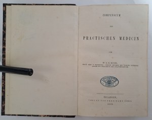 Compendium der practischen Medicin, Wie sind die Seelenstorungen in ihrem Beginne zu behandeln 1863 [MEDICINE, PSYCHIATRY].