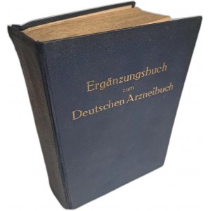 Ergänzungsbuch zum Deutschen Arzneibuch 1941[UZUPEŁNIENIE DO FARMAKOPEI NIEMIECKIEJ]