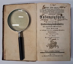 PLENK Joseph Jacob Anfangsgründe der chirurgischen Vorbereitungswissenschaften für angehende Wundärzte 1790 [CHURGERY].