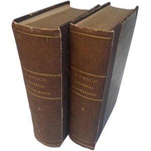 HIRSCH BRUNO - Universal-Pharmakopöe tom I-II 1887 [PORÓWNANIE FARMAKOPEI]