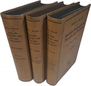 HUTYRA, MAREK - Spezielle Pathologie und Therapie der Haustiere 1922 band I-III [VETERINARY].