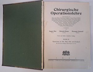 Chirurgische Operationslehre Band II 1923 [CHIRURGY].