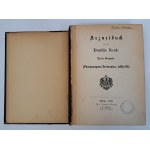Arzneibuch für das Deutsche Reich dritte ausgabe 1890 [FARMAKOPEA NIEMIECKA]