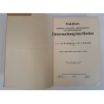 Praktikum der klinischen chemischen, mikroskopischen und bakteriologischen Untersuchungsmethoden 1929 [BADANIA CHEM. MIKROSKOPOWE]