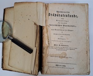 EHRMANN MART. S.- Pharmaceutische Präparatenkunde 1835 [PHARMACY].
