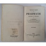 SOUBEIRAN Eugène - Nouveau traité de Pharmacie théorique et pratique tome premier 1836 [FARMACJA]