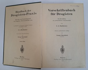 Handbuch der Drogisten-Praxis Ein Lehr-und Nachschlagebuch für Drogisten 1927 [PHARMACY].