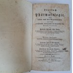 Handbuch der Pharmakologie, oder Lehre von den Arzneymitteln 3 banden 1790-1813 [FARMACJA]
