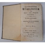 DIETERICH Carl Friedrich - Pflanzenreich nach Carl von Linnés Natursysteme 1799 [KRÓLESTWO ROŚLIN, SYSTEM LINNEUSZA]