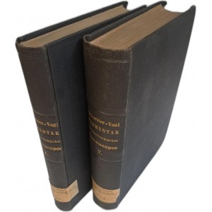 Commentar zur österreichischen Pharmacopoe I-III band 1880 [KOMENTARZ DO FARMAKOPEI AUSTRIACKIEJ]