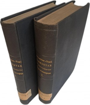 Commentar zur österreichischen Pharmacopoe I-III band 1880 [Commentary on the Austrian Pharmacopoeia].