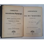 Commentar zur österreichischen Pharmacopoe I-III band 1880 [KOMENTARZ DO FARMAKOPEI AUSTRIACKIEJ]