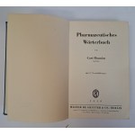 HUNNIUS Curt - Pharmazeutisches Wörterbuch 1950 [FARMACJA]