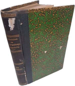 Budwinskis Sammlung der Erkenntnisse des k.k. Verwaltungsgerichtshofes 1918 [LAW].