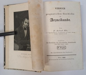EBLE Burkard - Versuch einer pragmatischen Geschichte der Arzneikunde 1837 [HISTORY OF PHARMACOLOGY].