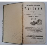HARTENKEIL Johann Jacob - Medicinisch-chirurgische Zeitung 4 Banden 1792 [CZASOPISMO MEDYCZNO PRZYRODNICZE]