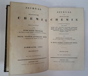 Journal für praktische Chemie 6 banden 1834-1835 [PRACTICAL CHEMISTRY].