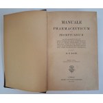 HAGER H. - Manuale pharmaceuticum seu promptuarium 1892 [FARMACJA]