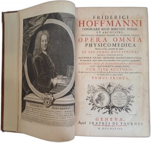 [MEDICINE] HOFFMANN Friedrich - Opera Omnia Physico-Medica 6 VOLUMES + SUPLEMENTS 1748.