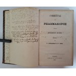 SCHWARZENBACH, HENKEL - Commentar zur pharmakopöe für das Königreich Bayern 1858 [KOMENTARZ DO FARMAKOPEI KRÓL. BAWARII]