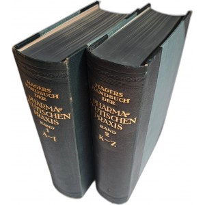 HAGERS Handbuch der Pharmazeutischen Praxis 2 Bänden 1938 [FARMACJA]