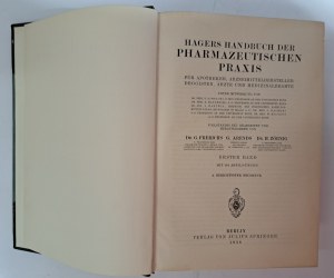 HAGERS Handbuch der Pharmazeutischen Praxis 2 Bänden 1938 [PHARMACY].