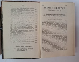 Annalen der physik 2 banden 1904 [PHYSICS].