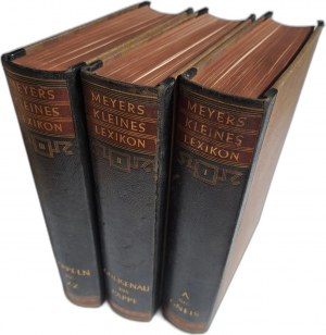 MEYERS KLEINES LEXIKON in drei bänden 1931-1932