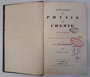 Annalen der physik und chemie 11 banden 1826-1884 [PHYSICS, CHEMISTRY].