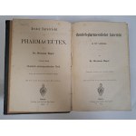 HAGER H. - Chemisch-pharmaceutischer Unterricht in 125 Lectionen 1885 [CHEMIA, FARMACJA]
