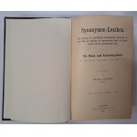ARENDS - Synonymen-Lexikon Eine Sammlung der gebräuchlichsten gleichbedeutenden (...) der pharmaceutischen Praxis 1891 FARMACJA
