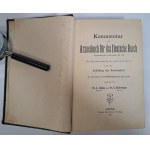 VULPIUS, HOLDERMANN - Kommentar zum Arzneibuch für das Deutsche Reich 1891 [KOMENTARZ DO FARMAKOPEI NIEMIECKIEJ]