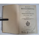 Provinzial Gesetzsammlung des Königreichs Galizien und Lodomerien 1822-1824 [KRÓLESTWO GALICJI I LODOMERII]