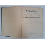 Allgemeines Reichs-Gesetz- und Regierungsblatt für das Kaiserthum Oesterreich 22 BND 1849-1910 [DZIENNIK URZĘDOWY AUSTRII]