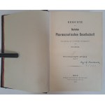 Berichte der deutschen pharmazeutischen gesellschaft 10 banden 1894 [SPRAWOZDANIA TOW. FARMACEUTYCZNEGO]