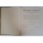 Chemische Zeitschrift: Centralblatt für die Fortschritte der gesammten Chemie 3 banden 1902-1906 [CHEMIA]
