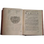 DE GORTER David - Materies Medica Exhibens Virium Medicamentorum Simplicium Catalogos in Tres Libros Divisa 1740 [MEDYCYNA]