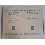 Lehrbuch für Aspiranten der Pharmazie 4 banden 1909 [FARMACJA]
